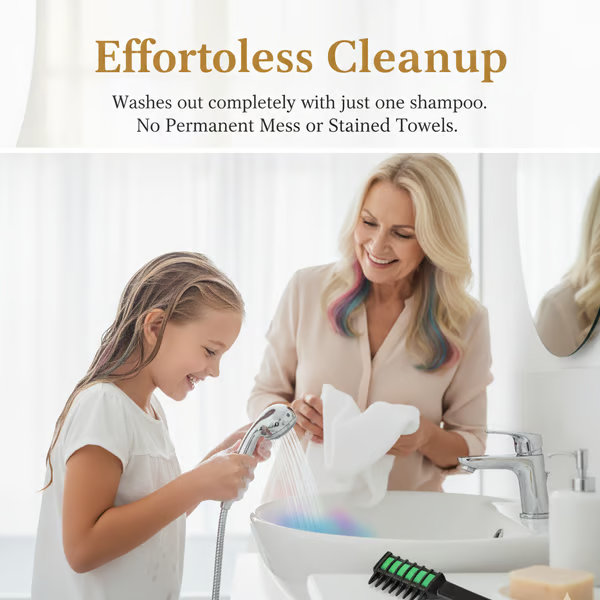 GlowDay 10-Color Hair Comb Set🌈