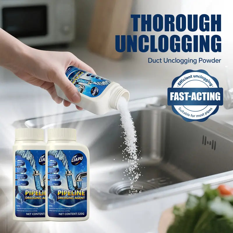 🚿 Powerful Pipe Dredging Agent – Dissolves 200+ Blockages & Eliminates 99% Bacteria