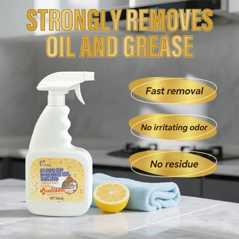 🧼 Power Dissolve Multi-Purpose Cleaner – Effortless Spray for Kitchen Grease, Oven Grime & All Home Surfaces