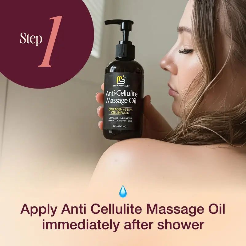 80% OFF 🔥 Cellulite Massage Oil – Smooth Skin, Improve Texture & Boost Elasticity (8oz)