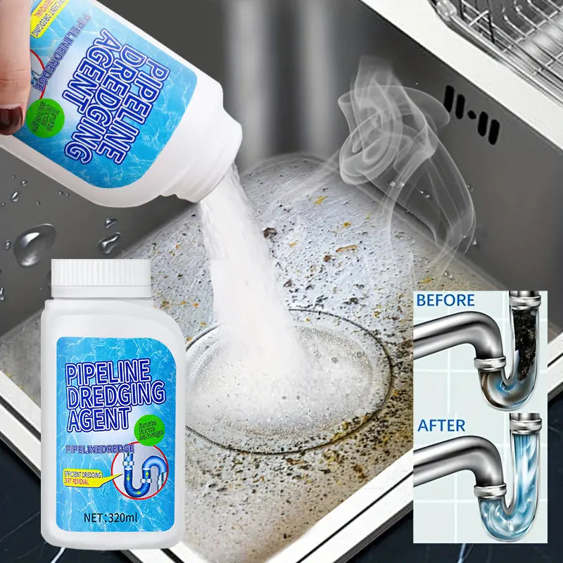 🚿 Powerful Pipe Dredging Agent – Dissolves 200+ Blockages & Eliminates 99% Bacteria
