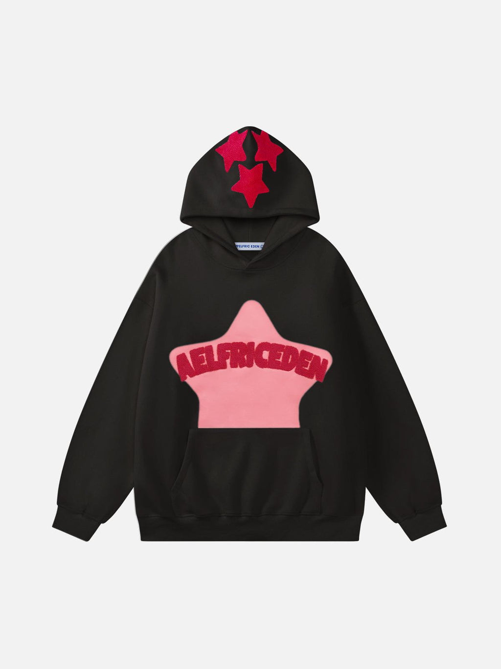 🔥Nur heute 80 % Rabatt! — Vintage-Hoodie Eden Star V303 mit Stickerei 