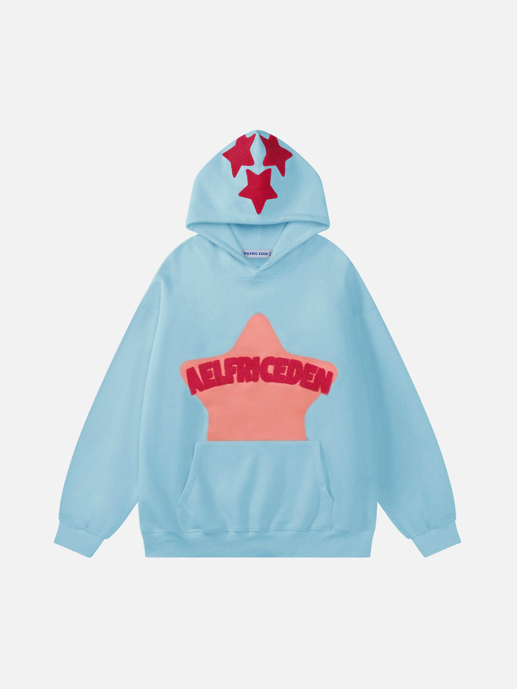 🔥Nur heute 80 % Rabatt! — Vintage-Hoodie Eden Star V303 mit Stickerei 