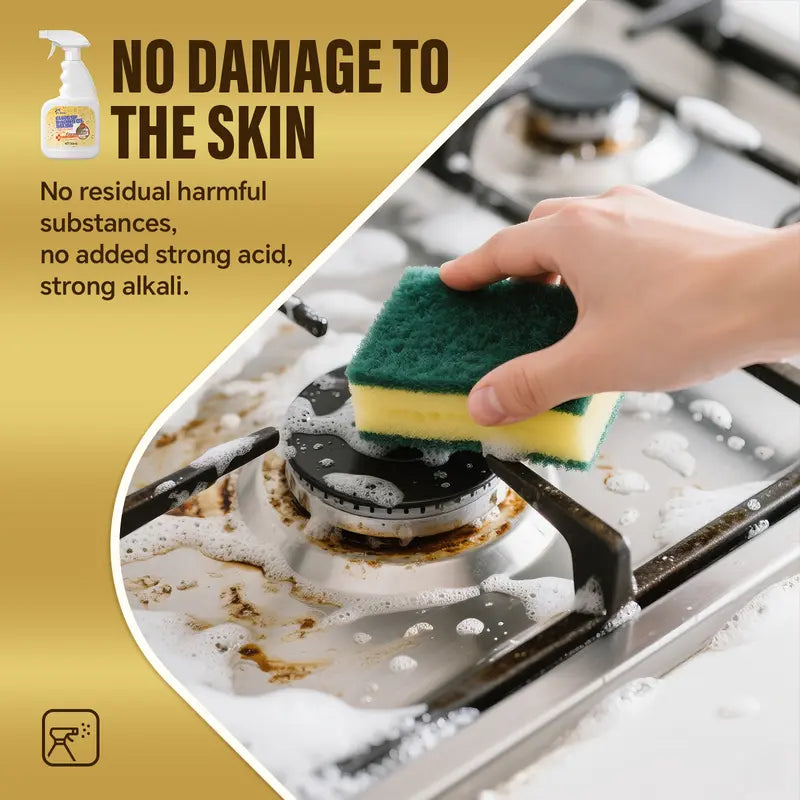 🧼 Power Dissolve Multi-Purpose Cleaner – Effortless Spray for Kitchen Grease, Oven Grime & All Home Surfaces