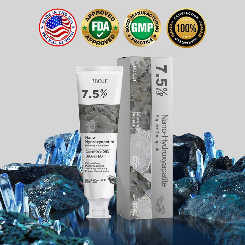 🔥Ends Tonight: Get 60% OFF Before It’s Gone!🎁Fluoride-Free Hydroxyapatite Toothpaste – Gentle Whitening & Enamel Strength for Sensitive Teeth