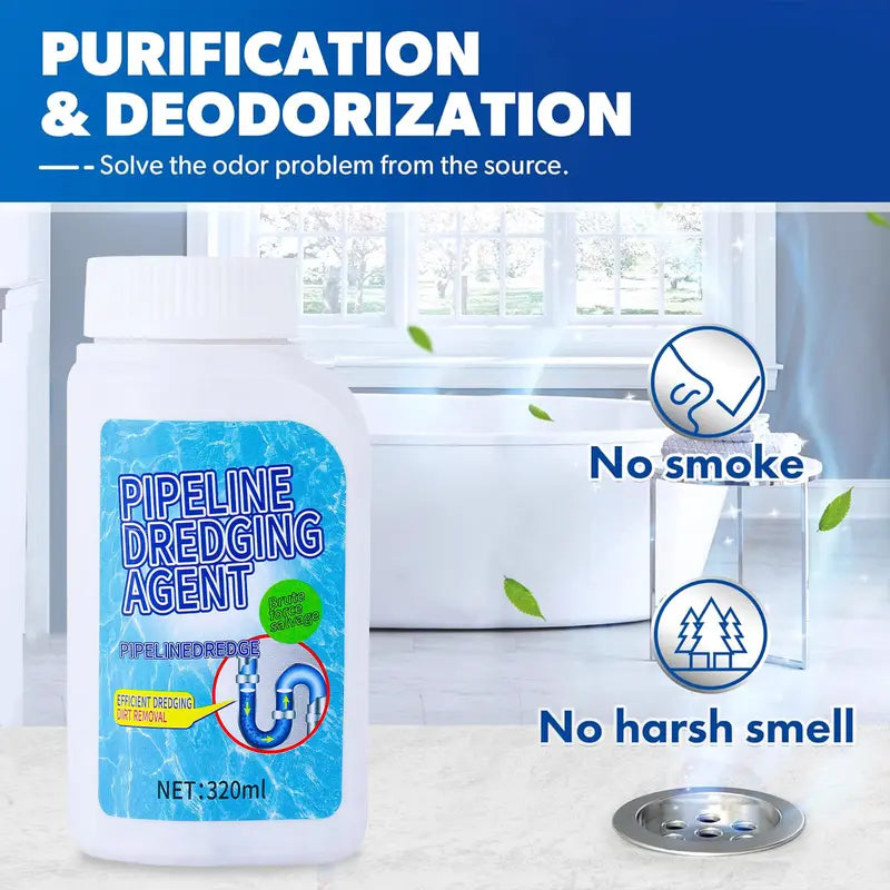 🚿 Powerful Pipe Dredging Agent – Dissolves 200+ Blockages & Eliminates 99% Bacteria