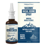 Nasomin Nasal Iodine – Nasal Cleanse– Neutralize Nose - Iodine + Fulvic Acid Blend -100% Natural Mineral Complex – (2 oz. Bottle+Nasal Sprayer) Oral Daily