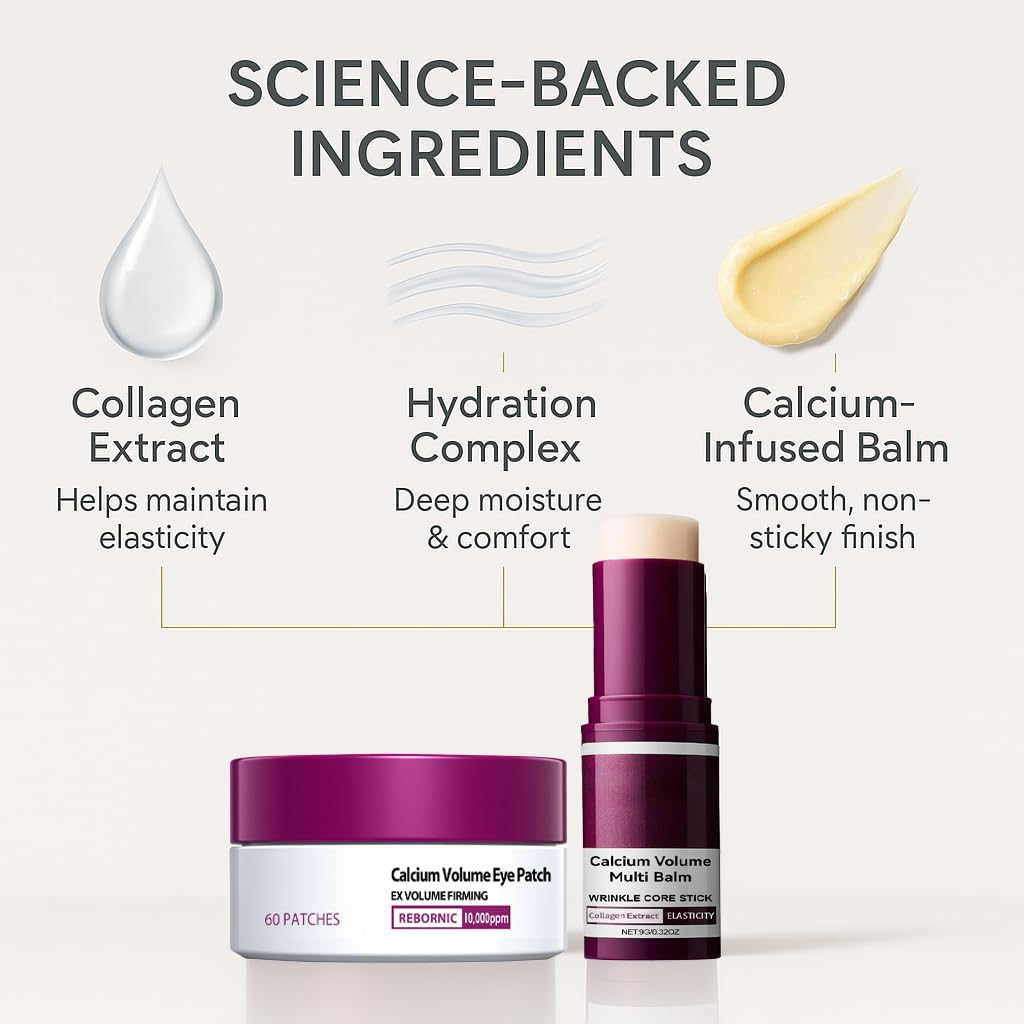 🌸 Multi Balm & Eye Patch Duo – Moisturize, Firm & Brighten