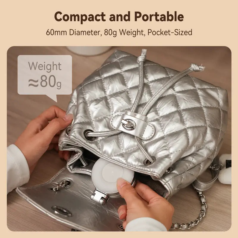 ✨ Magnetic 360° Ring Light with Mirror & Stand – Perfect for Makeup, Calls & Live Streams