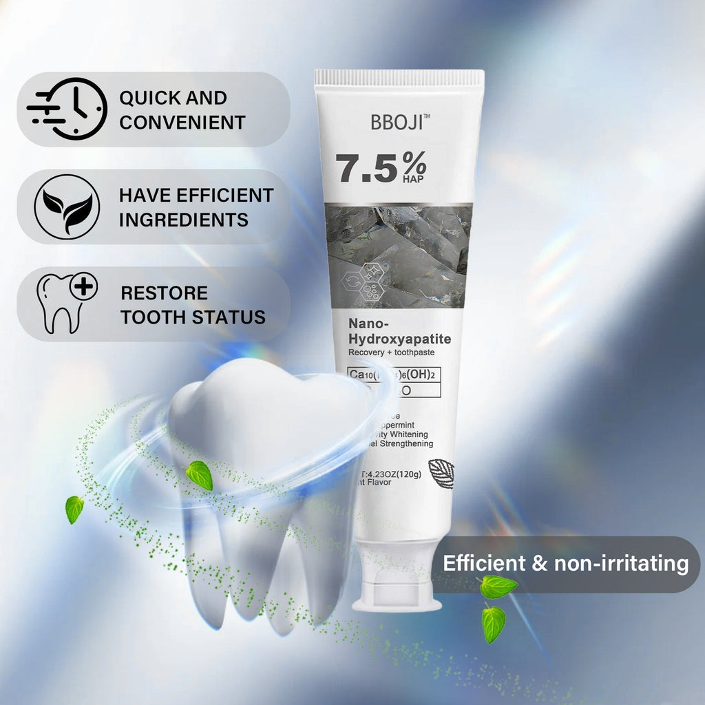 🔥Ends Tonight: Get 60% OFF Before It’s Gone!🎁Fluoride-Free Hydroxyapatite Toothpaste – Gentle Whitening & Enamel Strength for Sensitive Teeth