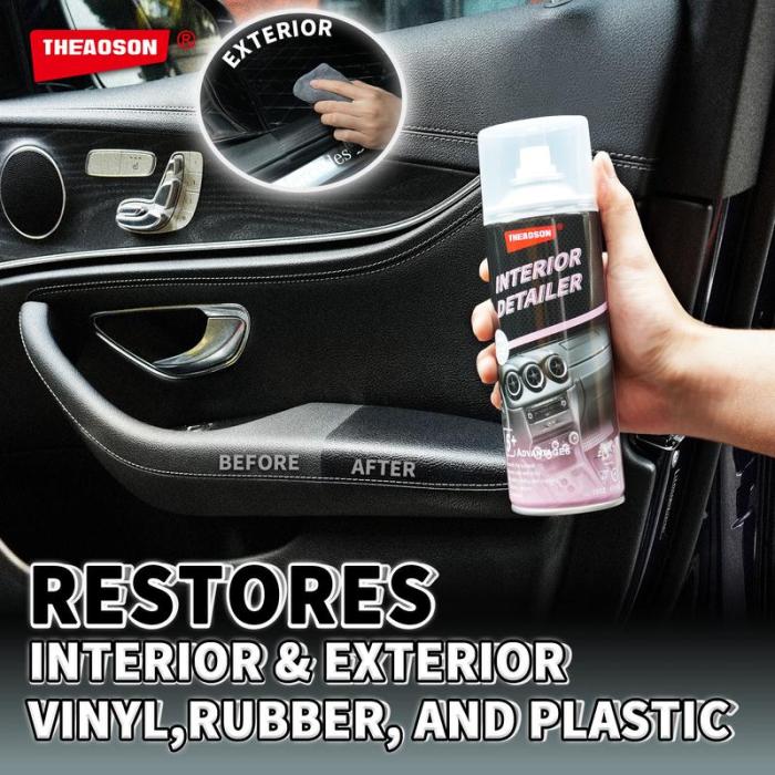 ✨ All-in-One Detail Care Agent – For Vinyl, Rubber & Plastic Surfaces 🚗