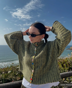 🌸 Gem Button Cardigan – Cute, Cozy & Classy