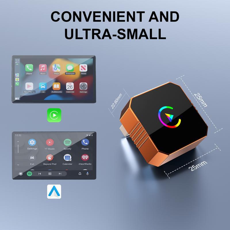 📱2026🚗✨ Wireless CarPlay & Android Auto Adapter – Fast Connect, Zero Delay, Hands-Free Calling