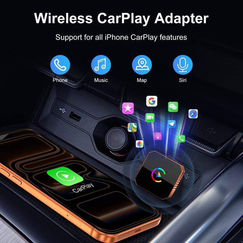 📱2026🚗✨ Wireless CarPlay & Android Auto Adapter – Fast Connect, Zero Delay, Hands-Free Calling