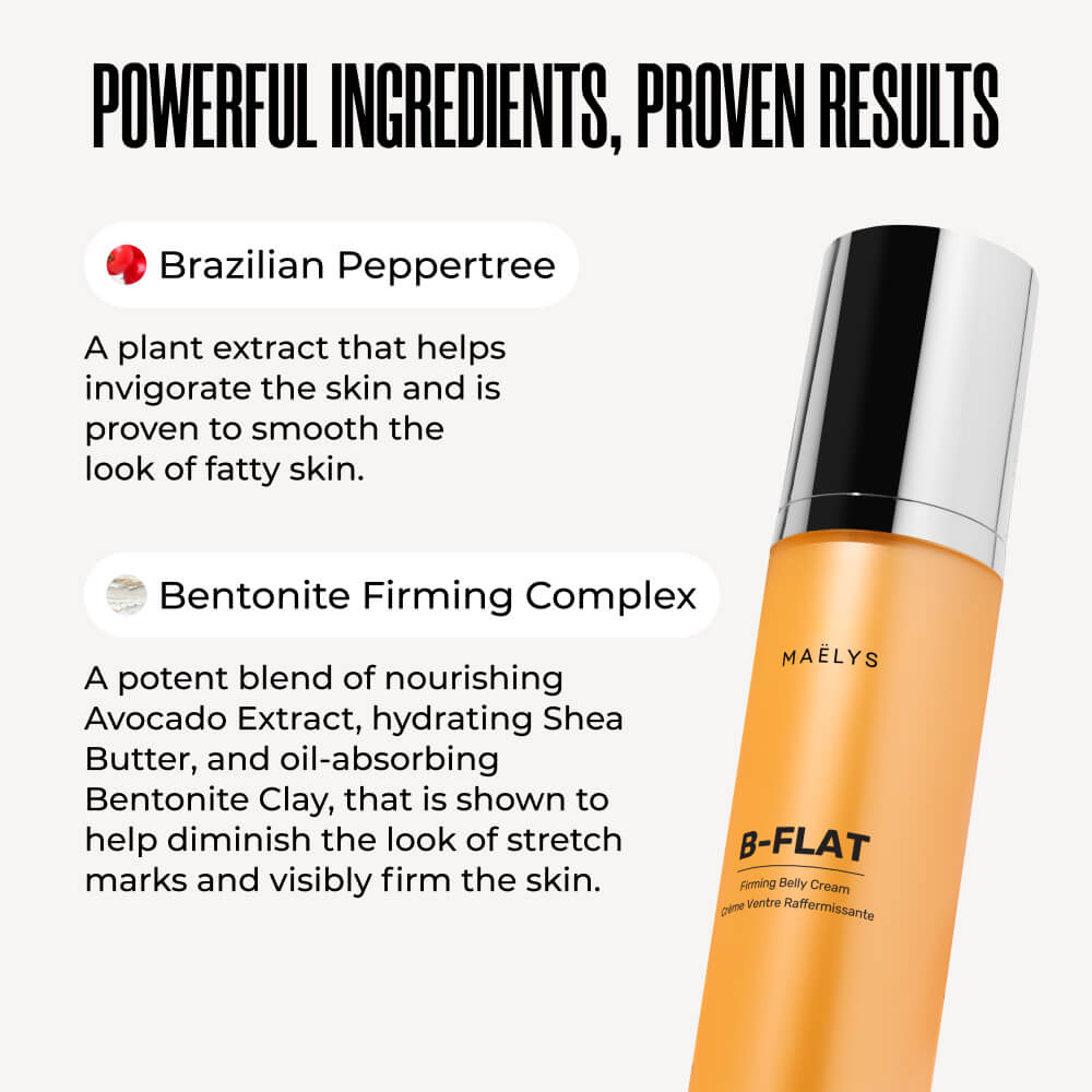 🔥 Black Friday Deal! Belly Firming Cream – Targets Stretch Marks & Loose Skin, Clinically Proven, With Avocado Extract