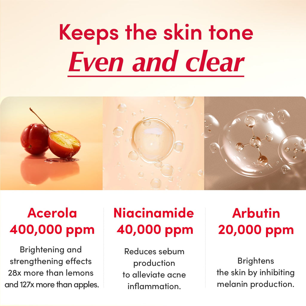 🍒💛 Meet VITAQUEEN Acerola 40%, your daily glow boost