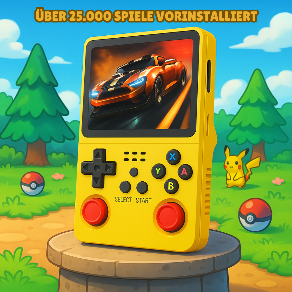 🎮 Retro Game Console – 25,000+ Classic Games✨