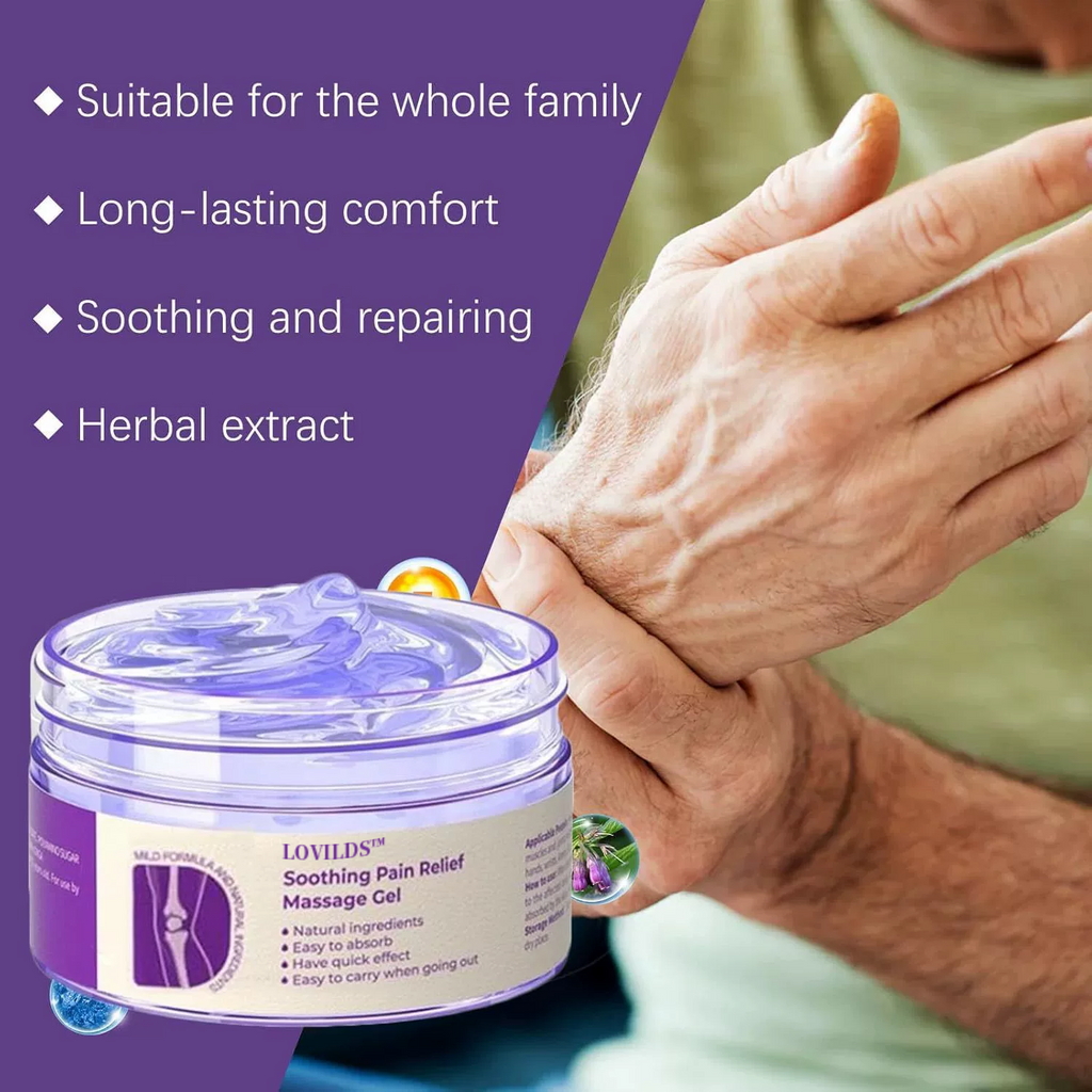 🔥 Ends🔥 Tonight! 60% OFF Pain Relief Gel 🎁  Turmeric + Emu Oil Formula for Arthritis & Joint Support